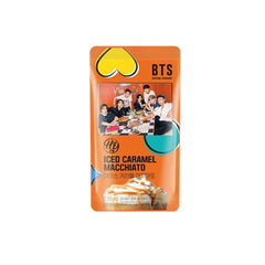 BTS Špeciálna Edícia Ľadová Káva s Príchuťou Karamelového Macchiata 190 ml