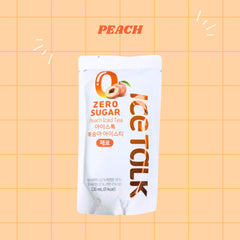 ICETALK Zero Sugar Peach Iced Tea 230 ml