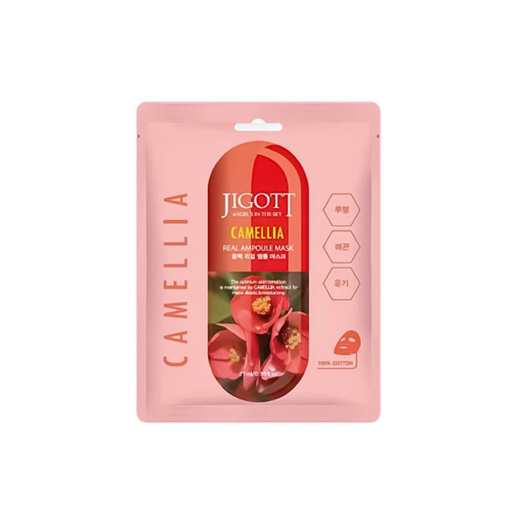 Jigott Real Ampoule Mask Camellia