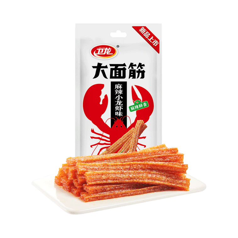 Spicy Crayfish-flavored Big Gluten Spicy Strips Latiao 50 g