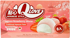 Qlove Mini Mochi Strawberry 80g