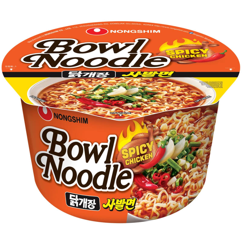 NONGSHIM Miska Rezancov s Príchuťou Pálivého Kuraťa