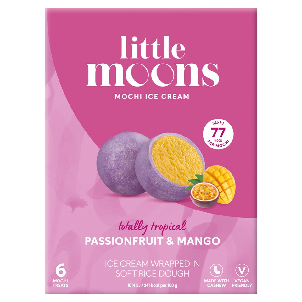 Mochi Ice Cream Passion Fruit & Mango LITTLE MOONS
