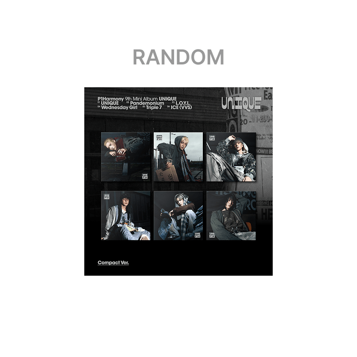 P1harmony 9th Mini Album Unique Compact Ver.