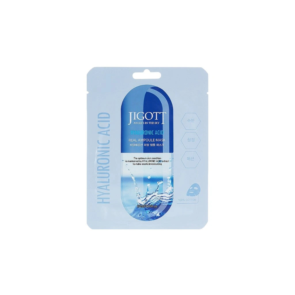 Jigott Real Ampoule Mask Hyaluronic Acid