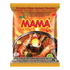 MAMA Instantné Rezance Orientálneho Štýlu s Krémovou Krevetovou Príchuťou TOM YUM