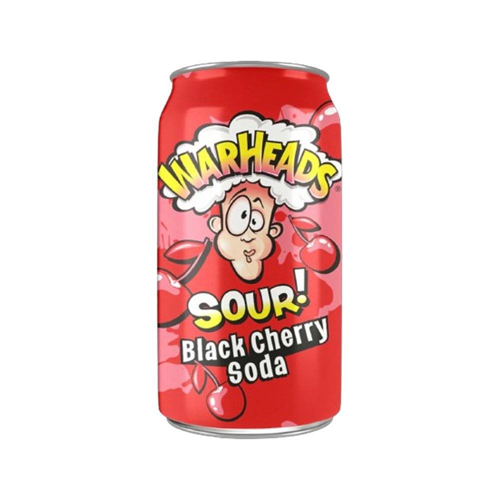 Warheads Sour Black Cherry Soda 330 ml