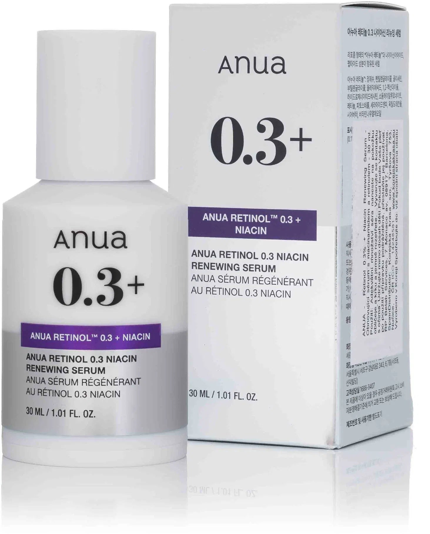 Anua Retinol 0.3% + Niacinamide Sérum 30ml