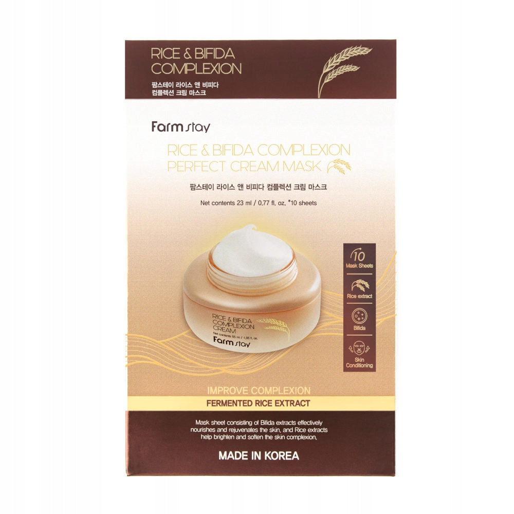 FARMSTAY Rice & Bifida Complexion Cream Mask
