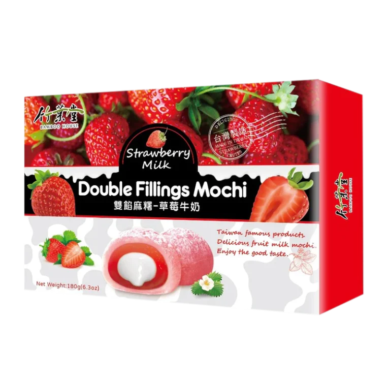 Bamboo House Double Fillings Mochi Strawberry