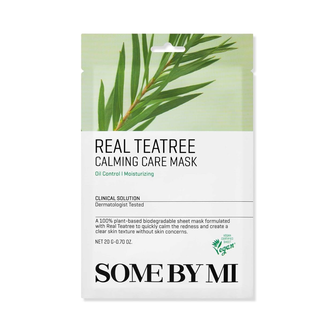 Real Tea Tree Calming Care Mask Some By Mi
