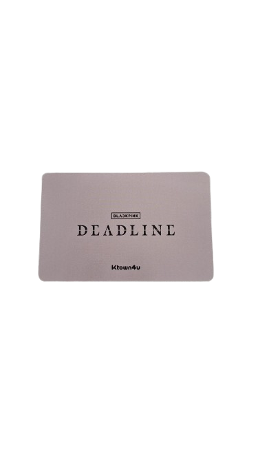 Blackpink Ktown4U Deadline POB Official Photocards