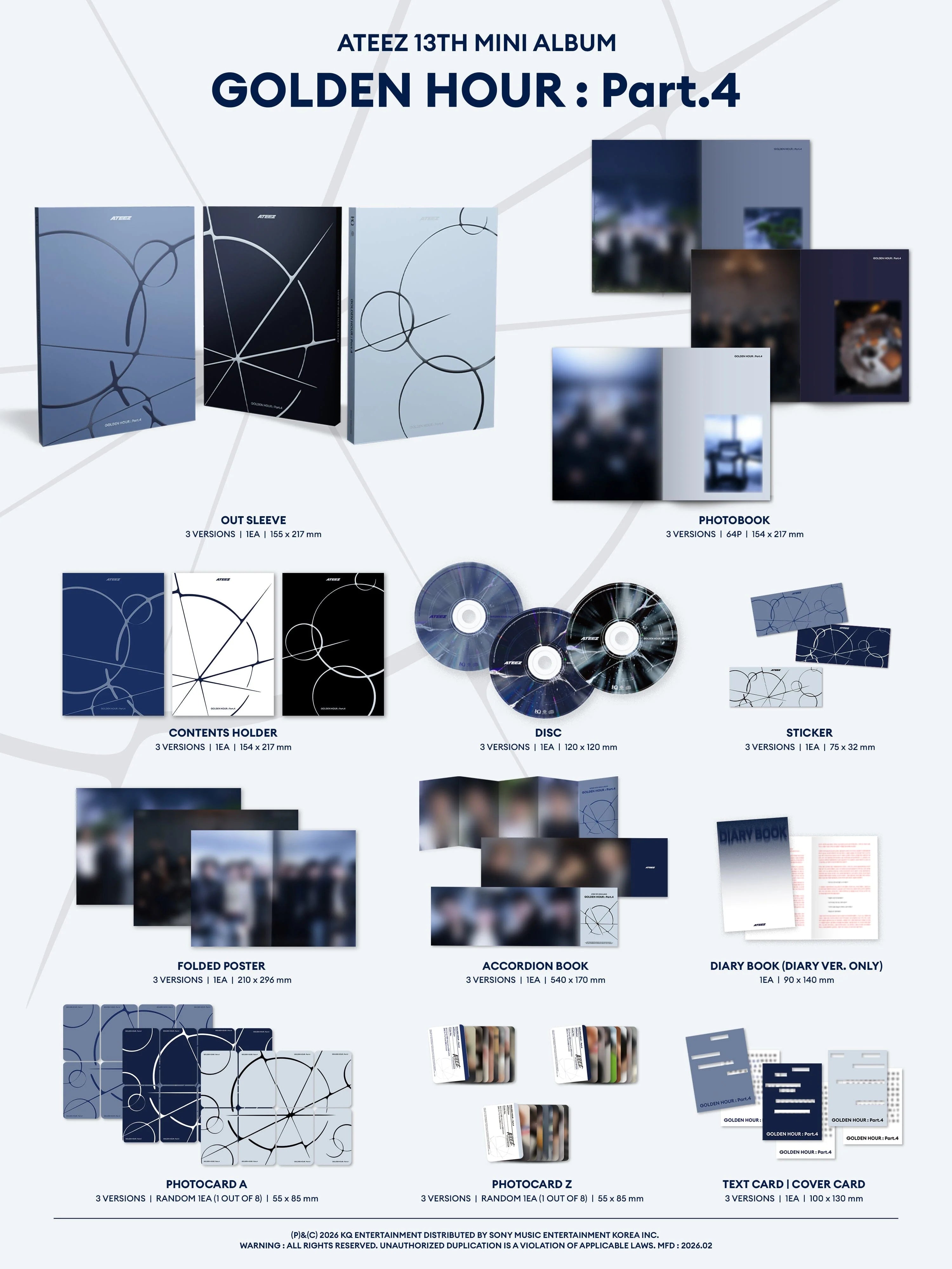 Ateez Golden Hour: Part 04 Photobook Version