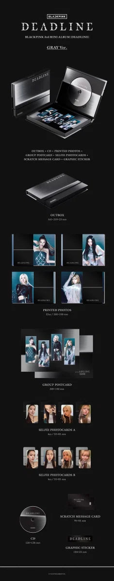 Blackpink - Deadline (Gray Version)