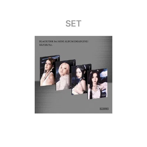 Blackpink - DEADLINE (Silver Version, Set With Wthmuu Benefit) - 4CD