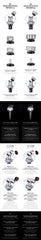 BTS Official Light Stick VER.4 Parts (ARMY Ver. / BTS Ver.)