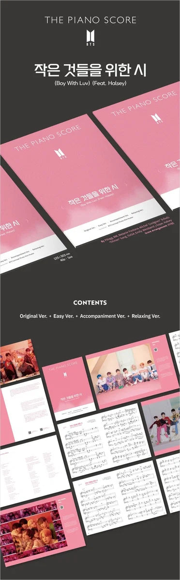 BTS: The Piano Score: Boy With Luv (Feat. Halsey)