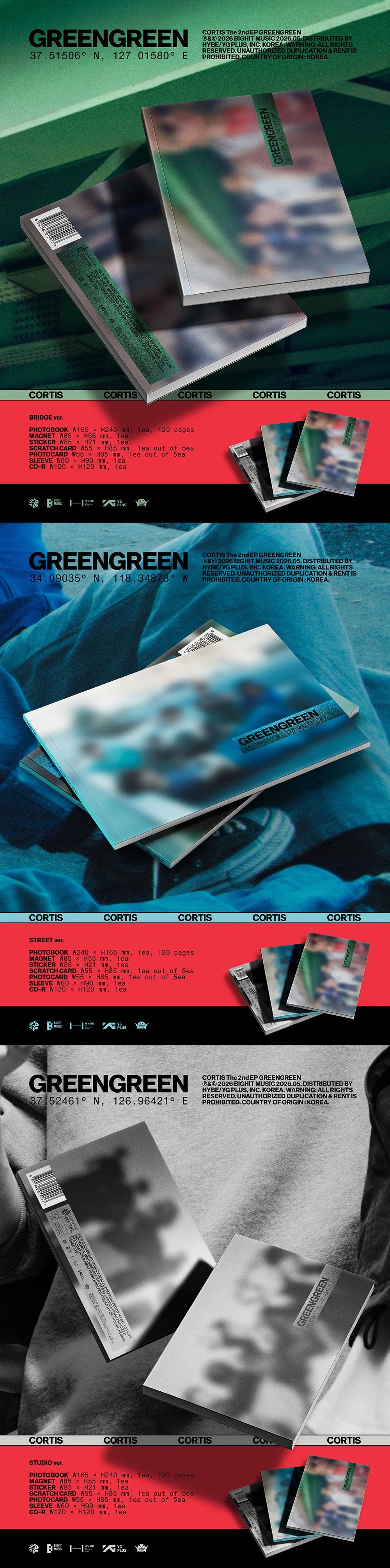 Cortis The 2nd Ep Album Green Green