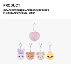 BLACKPINK - Character Plush Face Keyring + Case (Official Merch Collection Part 3)