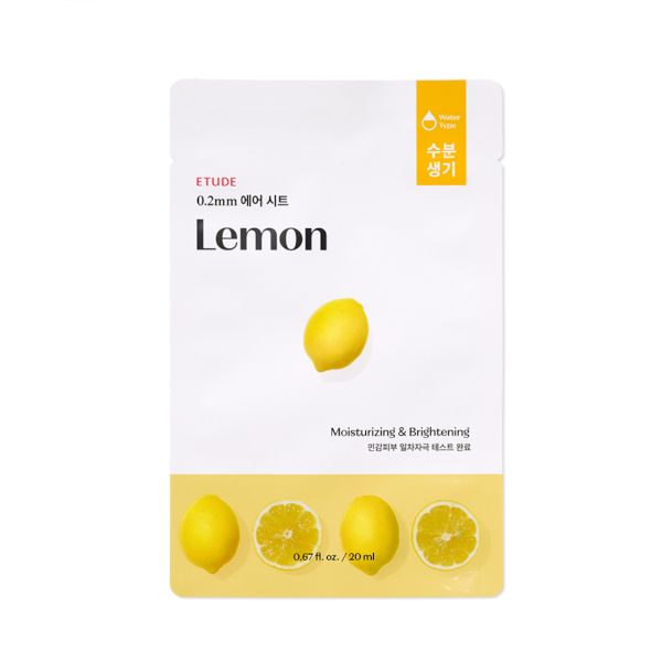 ETUDE HOUSE - 0.2mm Therapy Air Mask - Lemon