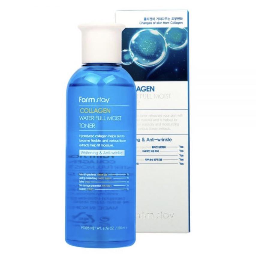 Farm stay  Collagen water full moist tóner 200ml