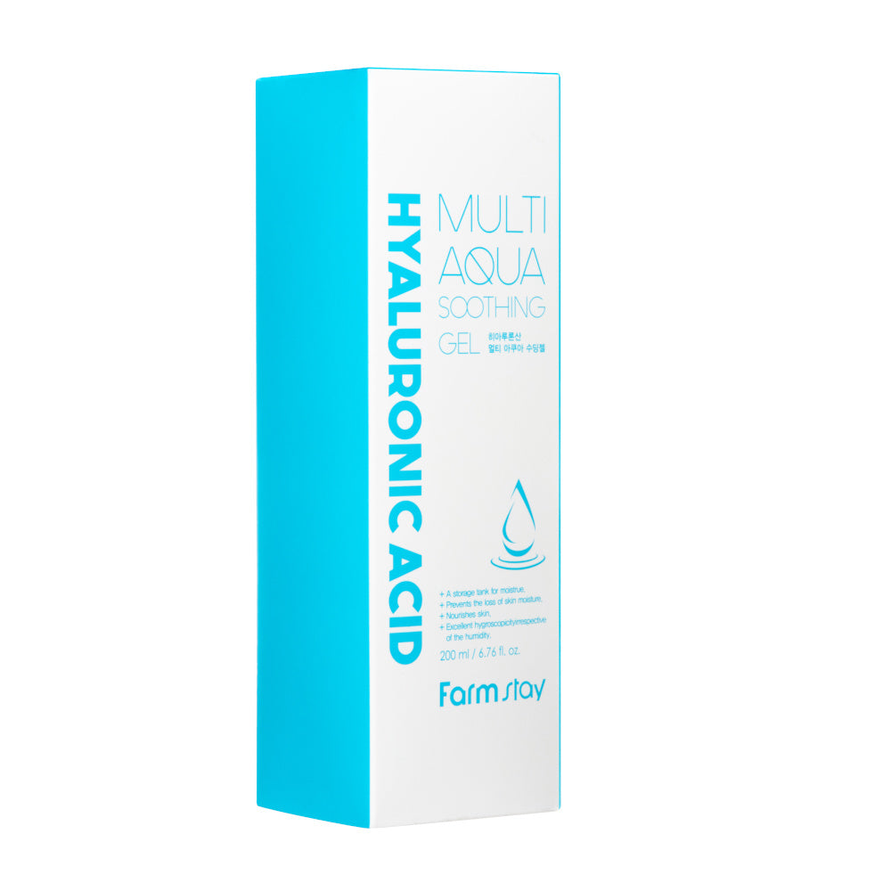 Farmstay Multi Aqua Upokojujúci gél s kyselinou hyalurónovou 200ml