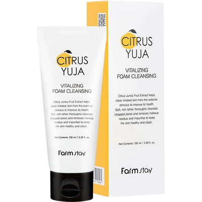 FarmStay Citrus Yuja – Vitalizujúca čistiaca pena 100ml