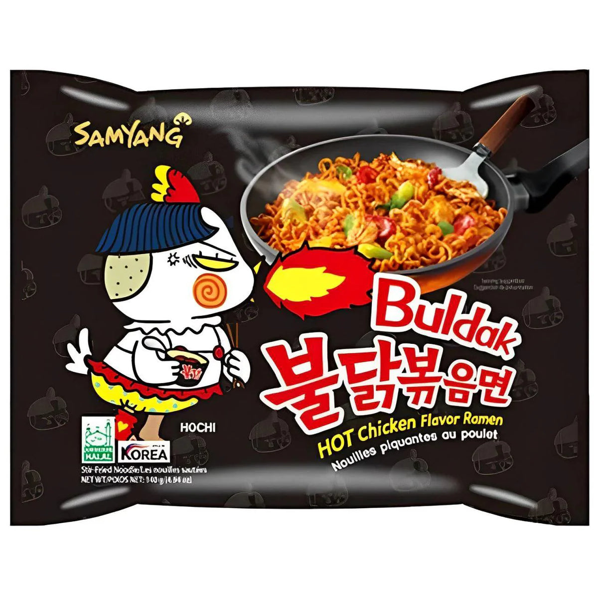 SAMYANG Buldak Extra Pikantné Kura 140g