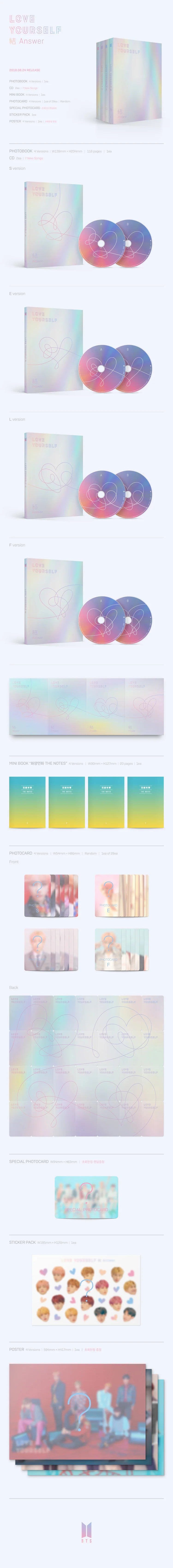 BTS Love Yourself Answer Ver.