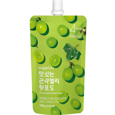 Sugarlolo Konjac Jelly Green Grape 150g