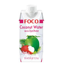 FOCO Coconut Water with Lychee 350 ml