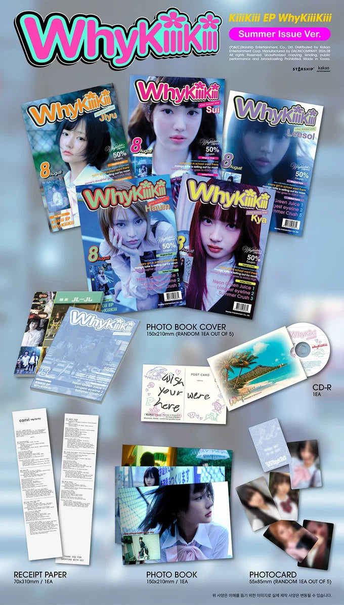 KiiiKiii: WhyKiiiKiii (SUMMER ISSUE Ver.) – CD