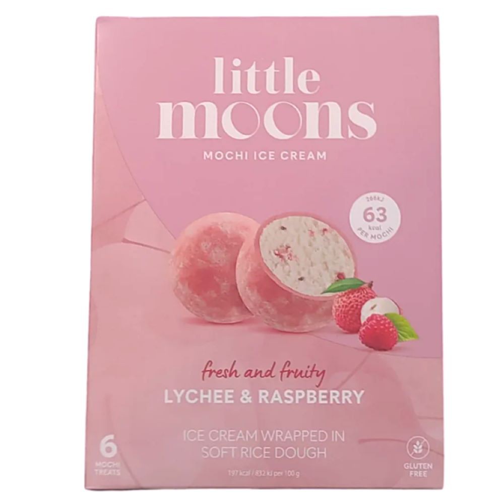 little moons Mochi Ice Cream Lychee & Raspberry