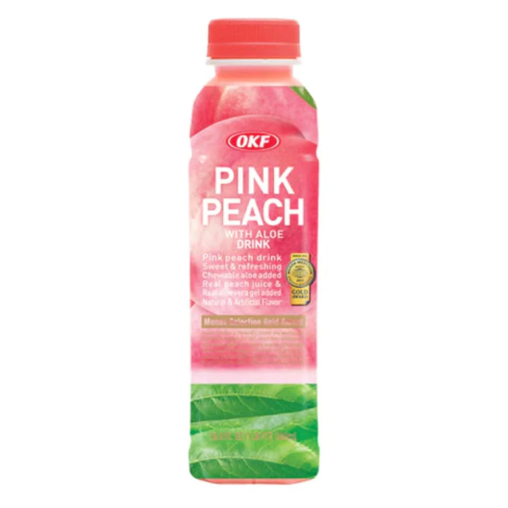 OKF Pink Peach With Aloe 500ml