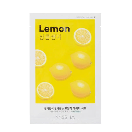 Missha - Airy Fit Sheet Mask - Lemon