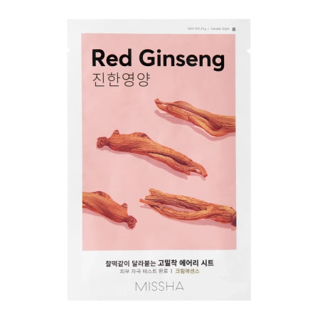 Missha - Airy Fit Sheet Mask - Red Ginseng