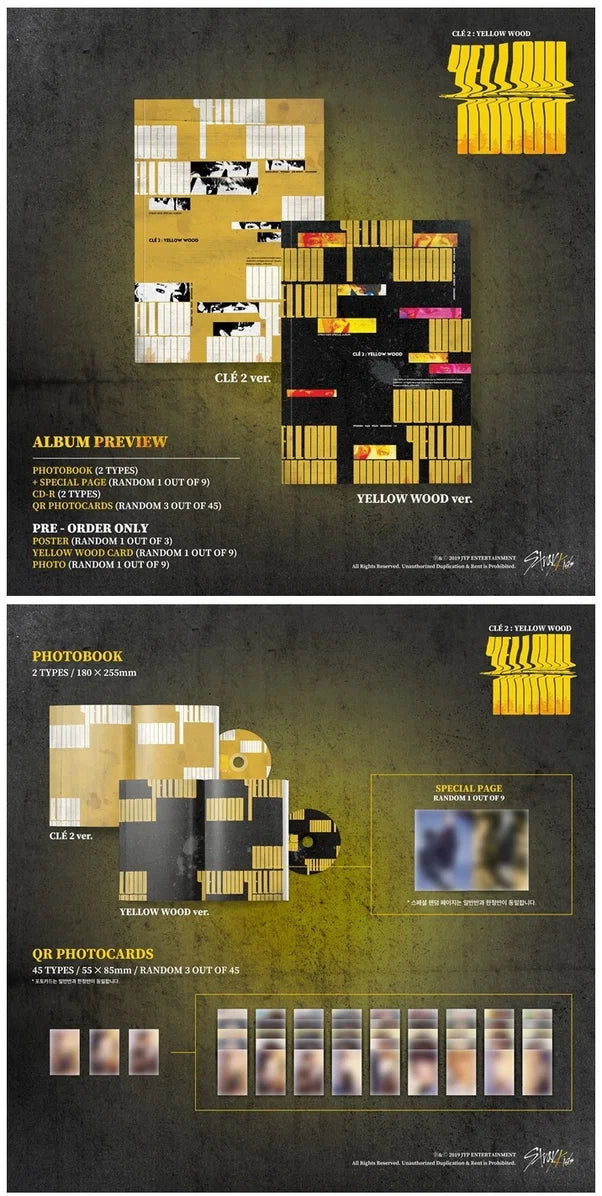 Stray Kids Clé 2: Yellow Wood (2 versions)